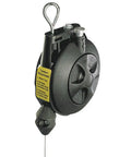 BD 05 Tool Balancer With ABS Housing And 6 Foot Galvanized Steel Aircraft Cable Visible Close-Up