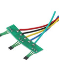 Sick Upgrade E Bike Motor Hall Sensor Replacement Pair Straight Up Top Shelf Quality Wiring Kit with multi-colored wires and circuit board.