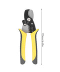 Heavy Duty Multifunctional Wire Stripper And Cutter High Hardness Alloy Steel Design With Comfortable Pvc Tpr Grip.