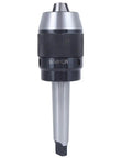 MT3 APU16 Integrated Drill Chuck For Milling Machines With Flat Tail High Speed Steel Tool Holder For Easy Rock Solid Clamping In Your Shop Replacement Accessory, MT3 APU16 drill chuck with flat tail