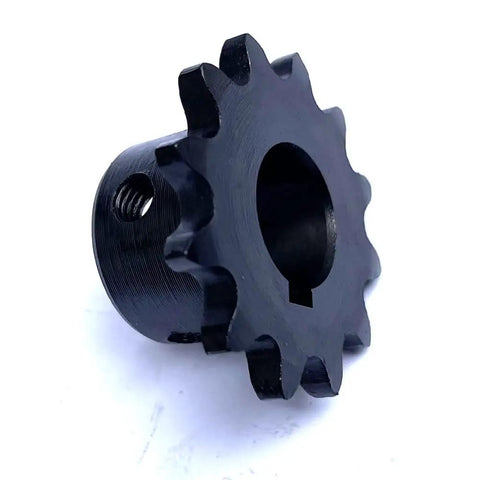 Tough As Nails Roller Chain Sprocket 12 Teeth B Type For Three Eighths Inch Pitch Five Eighths Inch Bore Hardened Teeth Rust Resistant 1045 Steel