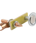 Hot Magnetic Welding Ground Clamp With Strong Magnet Head For Fast Setup On Flat Or Curved Metal Surfaces Quick Connect Earth Clip and Secure Metal Plate Support Tool for Heavy Duty Fabrication Jobs.