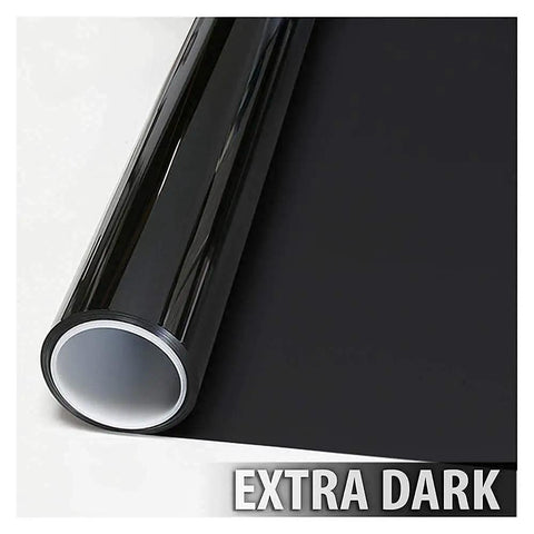 Roll of NA05 Window Film Daytime Privacy And Sun Control Natural Black 5 Very Dark 36 Inch By 12 Foot Roll For Home And Office