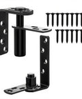 Self Returning Saloon Door Hinge In 304 Stainless Steel Double Swing Arch Top And Barn Doors Compatible with screws visible