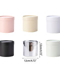 Round Cardboard Gift Boxes With Lid For Weddings And Parties Rose Flower Packaging Decor Versatile Gift Box 12x12x12 cm in assorted colors