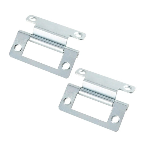 2 Pack Folding Hinges For Cabinets And Doors With Soft Close Hydraulic Damper, easy to install metal hardware, 50x23x10mm