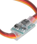 Five Pack RC Servo Reverser 3.6V To 24V 5A Universal RC Steering Servo Rotation Inverter shown with colorful wiring