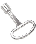5 Pack 8mm Zinc Alloy Square Electrical Cabinet Keys for Water Meter Boxes Nickel Plated Safety Keys for Distribution Boxes Heavy Duty Portable