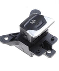 Direct Replacement Parking Brake Actuator Electric Switch Button For Jeep Compass 2004 To 2012 close-up view, black plastic, silver accents, plug-and-play design.