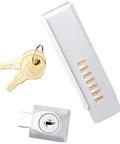Stick On Showcase Lock With Keyless Entry And Quick Touch Control Strong Secure Latch Modern Sleek Look For Glass Cabinets