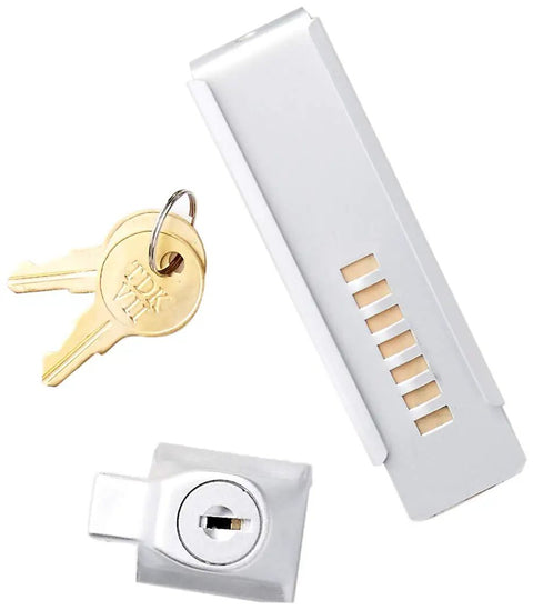 Stick On Showcase Lock With Keyless Entry And Quick Touch Control Strong Secure Latch Modern Sleek Look For Glass Cabinets