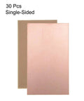 Single-Sided Copper Clad Laminate PCB Circuit Board 130x75mm 5.12x2.95 In 1.5mm Thick For DIY Prototyping Makers And Electronics Hobbyists Pack Of 30