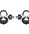 Dual Sensing Pedal Based Power Meter for Cyclists, Bluetooth and ANT Plus Connectivity, pair of black and silver bike pedals