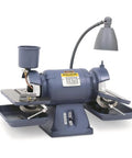Built Like A Tank 6 Inch Diamond Wheel Tool Grinder With A Plug And Play 1 2 Hp 60 Hz Motor And Durable Blue Finish
