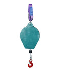 Beefed Up Heavy Duty Self Retracting Lifeline Fall Protection For Working At Height, Industrial Grade Safety Rope, Flame Retardant, 1000kg Load Capacity, 5m Length For Engineering Construction