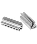 Key Duplicating Fixture Clamp For Key Machines In Silver Durable, Precise Pro Grade Tool For Locksmiths And Key Cutting Hobbyists To Speed Up Every Cut