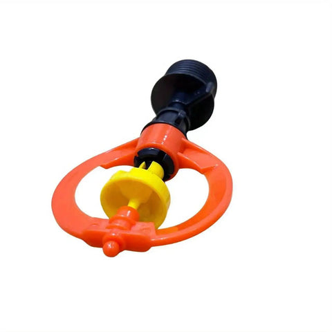 Plastic sprinkler head from 10 Set Half Inch Orange Drip Irrigation Kit With Misting Drippers Tubing Connectors And Sprinkler Heads