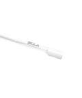 Premium UV Lamp Replacement For UV2400U1000 And UV2400U5000 OEM Quality Compatible Bulb side view, clear bulb with white cap