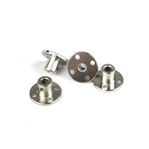 4 Piece 5mm Rigid Flange Shaft Coupling Set With 8 Screws 4 Allen Keys And 16 Stainless Screws Heavy Duty Metal Guide Shaft Support Coupler