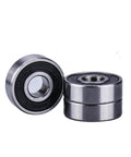 Miniature Deep Groove Ball Bearings 608-2RS 8mm X 22mm X 7mm Set Of 10 With Black Double Rubber Sealing Covers for precision use