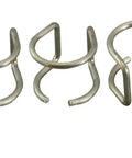 Durable Plasma Cutter Nozzle And Electrode Set Compatible With Trafimet A81 Torch metal clips in various sizes for optimal fit and use.