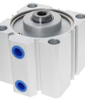 Slim Aluminum Pneumatic Air Cylinder 63mm Bore 30mm Stroke With 1/4PT Port Dope Lightweight Linear Actuator