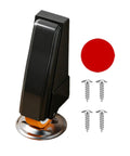 Kickass Heavy Duty Door Support Wheel Anti Sag Silent Roller For Interior Sliding Doors with screws and red dot.