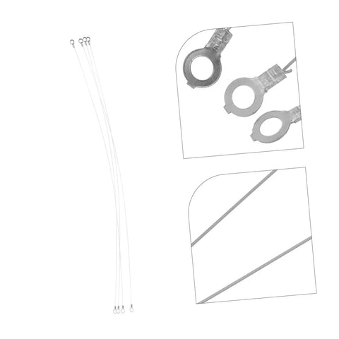 4 Pack Nichrome Heating Element Replacement For Heat Sealer And Vacuum Packaging Machine Wire Rod Upgrade Component Wide Compatibility 18 Inch Long durable alloy wires with circular ends for sealing.