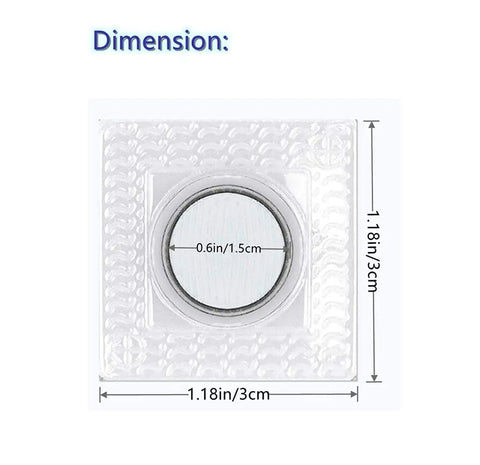 30 Pairs Hideaway Sew In Magnetic Snaps Top Tier Invisible Purse Closures 0.6in diameter heavy duty magnet fastener details.