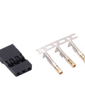 JR Connector Kit For Electronic Equipment And Model Aircraft, 100-Piece Brass ABS Male JR Plugs With Gold Plating, plug parts