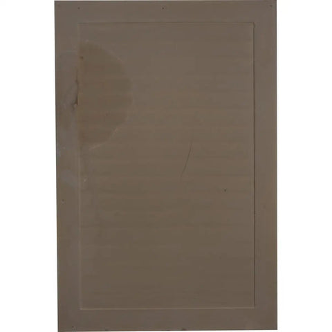 24 Inch Wide By 36 Inch High Urethane Vertical Gable Vent Louver Non Functional Exterior Matching Paintable Front View