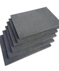 Stack of Beefy Heavy Duty Graphite Plate 100mm x 50mm x 10mm High Temperature Conductive Block For Industrial Electrolytic Use