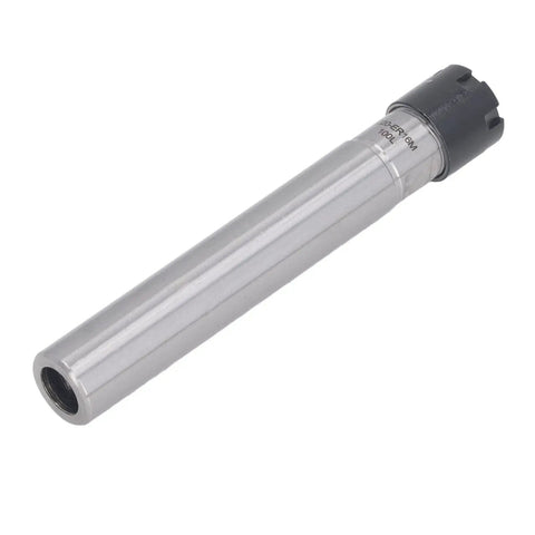 Essential 135mm C20 ER16M Straight Shank Tool Holder Collet Chuck Spacer Shaft Extender For CNC Milling Machines, stainless steel.