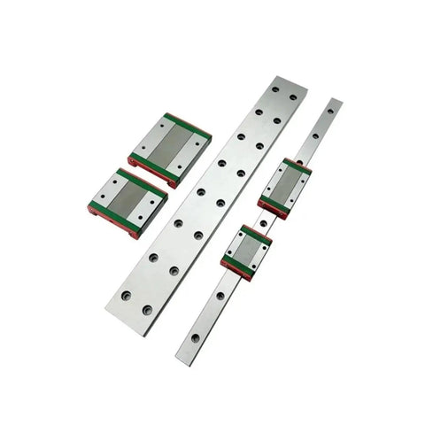 Compact Linear Guide Rail Kit 100 To 1000mm With Carriage Block for CNC, 3D printer, robotics projects displayed on white background