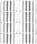 72 Pack 3 Mm Hardened Bearing Steel Alignment Pins, Precision Ground Cylindrical Dowel Pins For Engineering And Machinery shown front view