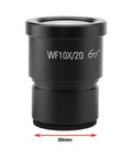 Wide Field Stereo Microscope Eyepiece 10X Magnification With 30mm Mount WF10X20 for lab use, optical glass and metal