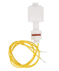 Float Switch Liquid Controller For Aquarium Pumps, Vertical Water Level Sensor, plastic body, yellow cable, 2-wire