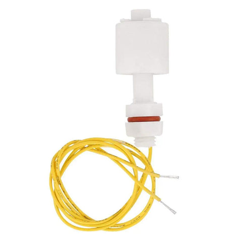 Float Switch Liquid Controller For Aquarium Pumps, Vertical Water Level Sensor, plastic body, yellow cable, 2-wire