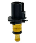 FainWan coolant temperature sensor: black plastic connector atop brass sensor stem with O-ring.