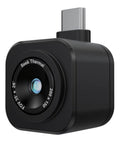 Nano 200 Thermal Camera For iPhone And iOS With USB C Connector, high resolution 200 x 150 thermal imager, black, front view
