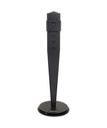 Rock Solid Surge Protector Tower With Six Ac Outlets Five Usb Ports Three Wireless Charging Pads And K Slot Security Lock stylish black design