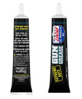 Front and back view of 1 oz tube of Beefed Up Heavy Duty Grease For Grease Guns 1 Oz Tubes Pack Of 4 Keeps Metal Parts Moving Smoothly And Reduces Friction
