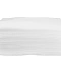 Stack of 100 Pack White EPE Cushioning Packing Pouches For Moving, Abrasion Resistant Protective Sleeves That Keep Valuables And Glassware Safe During Shipping