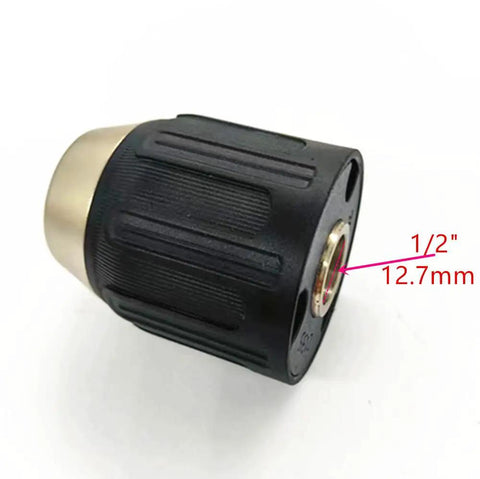 1/2 Inch Drill Chuck Replacement for 18V and 14.4V Cordless Drills Fits DCD771 DCD777 shown with size label