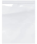 12 By 15 Inch 4 Mil Zipper Reclosable Bags Heavy Duty Poly For Food Storage And Organization, FDA Compliant, durable clear bag shown front view