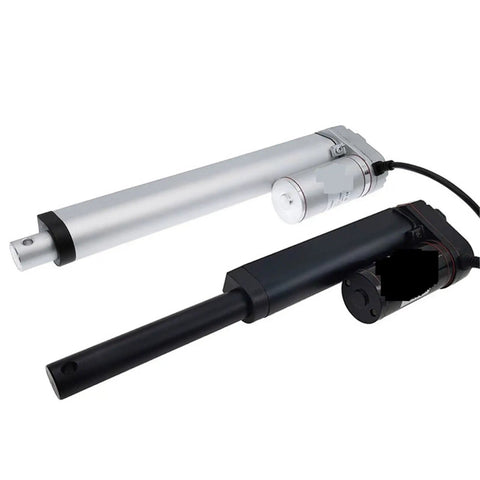 Power Up Your DIY Projects With This Rock Solid 12V 24V DC Linear Actuator Motor with dual color design and connectors.