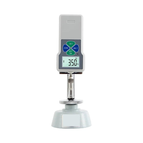 Real Deal Digital Grain Hardness Tester And Sclerometer Durometer Machine displaying 3.50 kg reading on digital screen.