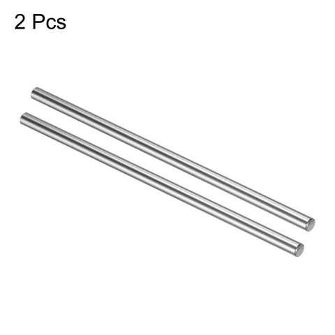 Two Pack 4mm By 100mm Linear Motion Rod Guide Shaft, Case Hardened Chrome Plated Steel, Ultra Smooth Precision Rail For 3D Printers And CNC Machines In DIY Setups