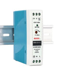 12V DC DIN Rail Power Supply 1.67 Amp 20W AC To DC Converter For Industrial Panels 85 To 264 VAC Input Durable Plug And Play Utility For Control Boxes on DIN rail