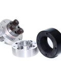 Built Tough 45 Mm Planetary Motor Reducer Featuring High Precision Full Metal Gearbox with gears and housings visible.